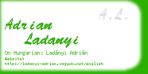 adrian ladanyi business card